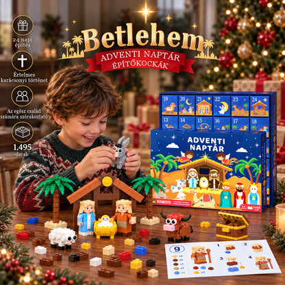 Billhol®🎄 KARÁCSONYI KÜLÖNLEGESSÉG | 24 napos mini Squishy adventi naptár – minden nap egy aranyos meglepetéssel