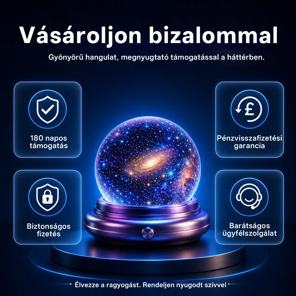 Billhol® 🔥  Új generációs intelligens éjszakai fényprojektor – Dinamikus 5D holografikus látvány HD-minőségben