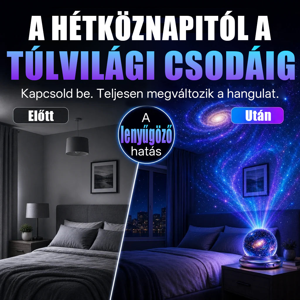 Billhol® 🔥  Új generációs intelligens éjszakai fényprojektor – Dinamikus 5D holografikus látvány HD-minőségben