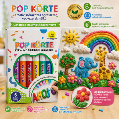 Billhol® 3D domborműves toll – változtassa a lapos rajzokat tapintható 3D művészetté🌿