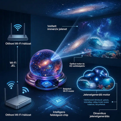 Billhol® 🔥  Új generációs intelligens éjszakai fényprojektor – Dinamikus 5D holografikus látvány HD-minőségben