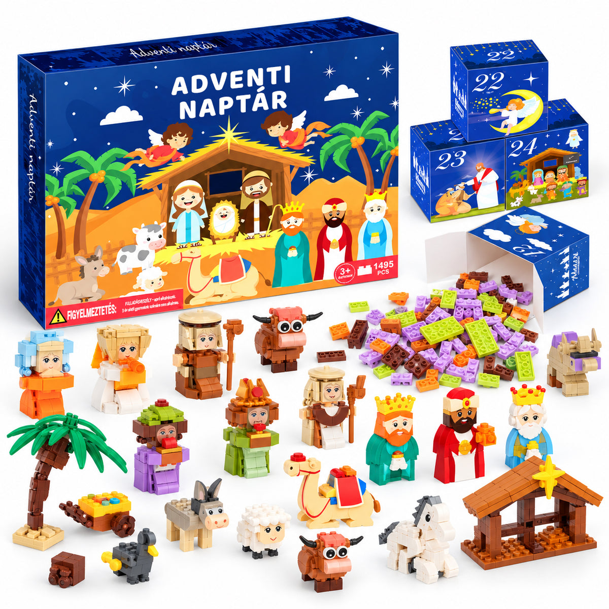Billhol®🎄 KARÁCSONYI KÜLÖNLEGESSÉG | 24 napos mini Squishy adventi naptár – minden nap egy aranyos meglepetéssel