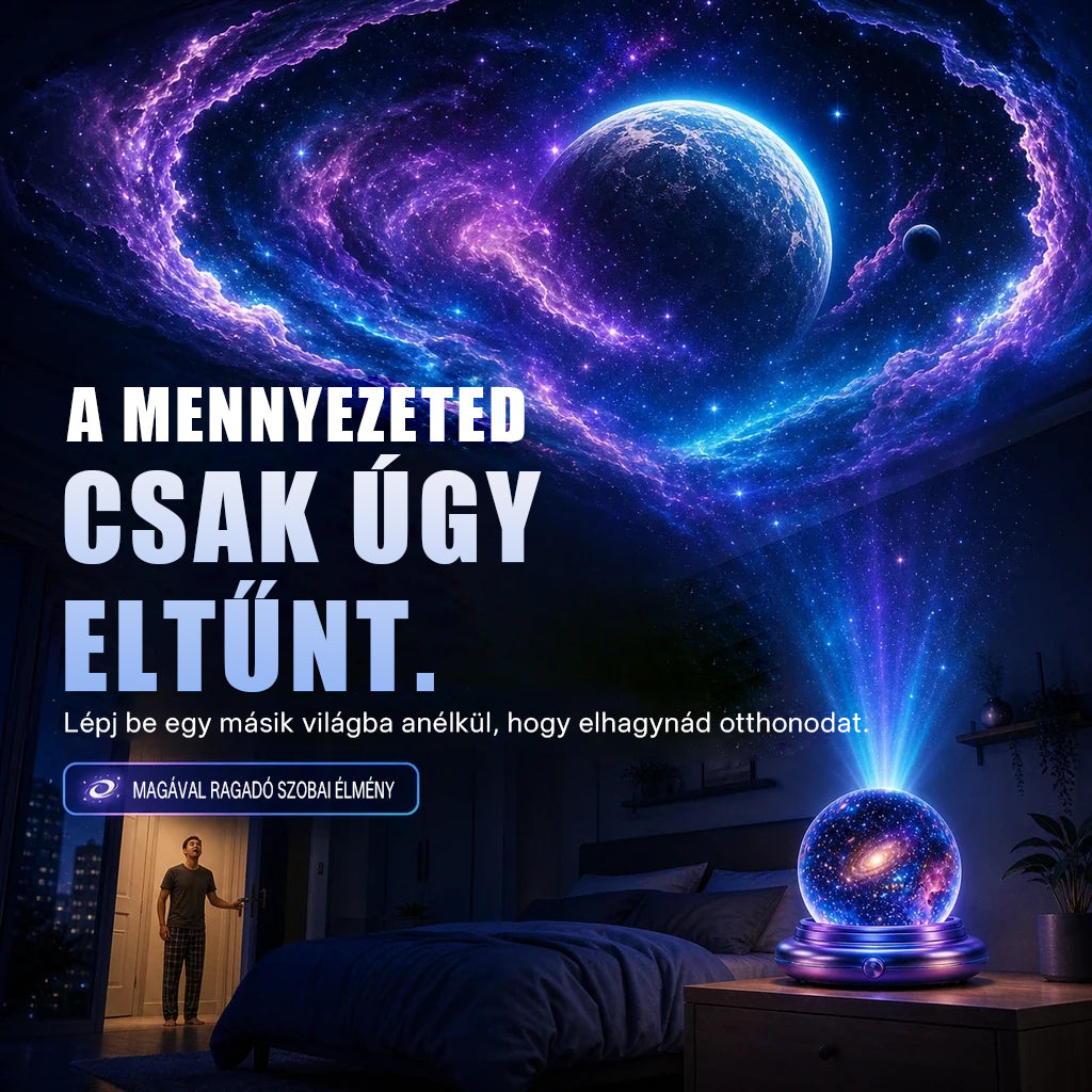 Billhol® 🔥  Új generációs intelligens éjszakai fényprojektor – Dinamikus 5D holografikus látvány HD-minőségben